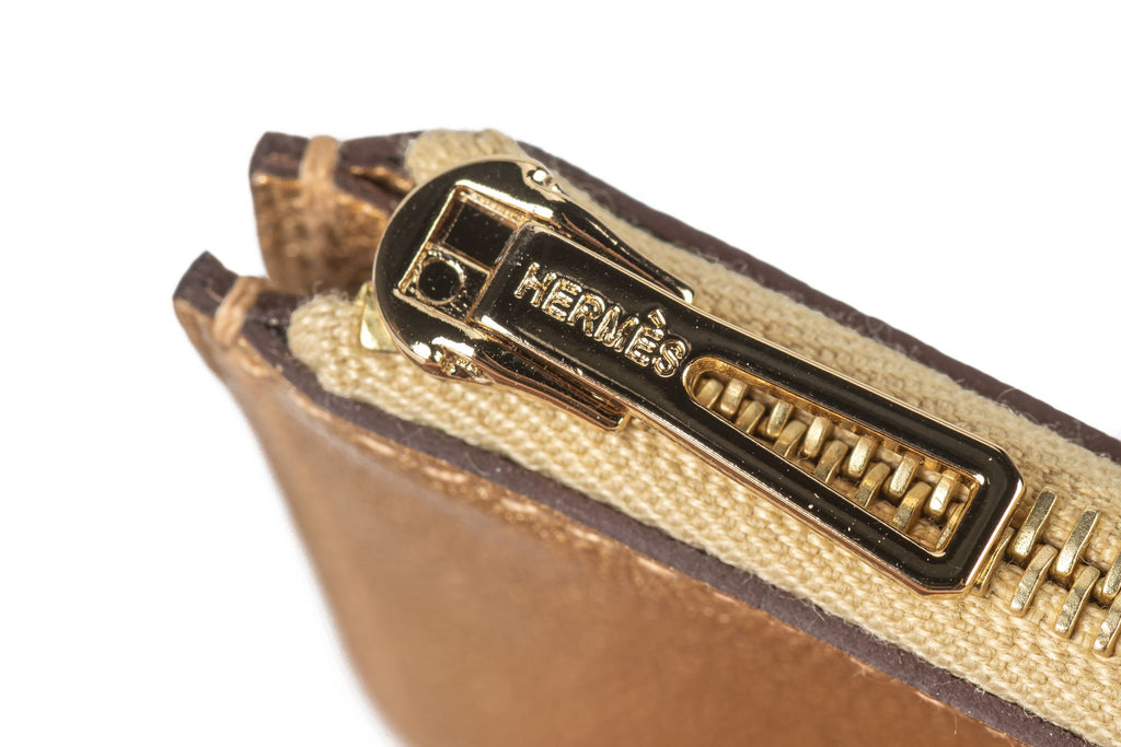 Hermès New Gold Costance Slim Wallet