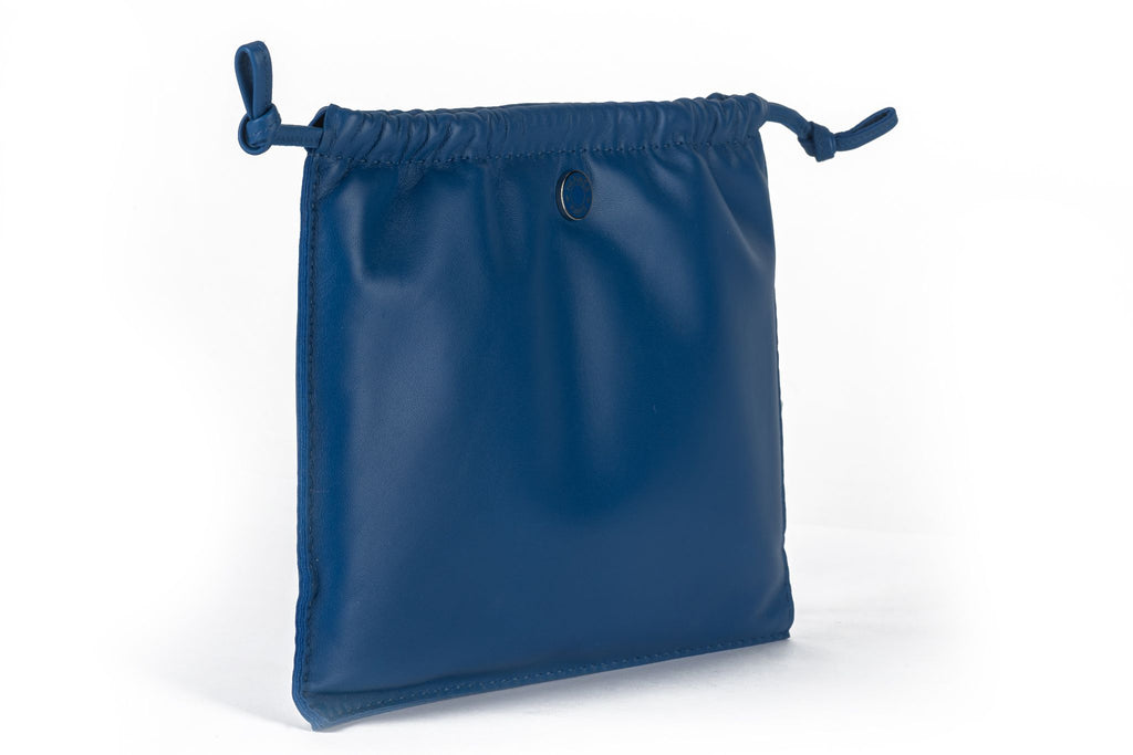 Hermès New In Box Pilo Pouch in Blue