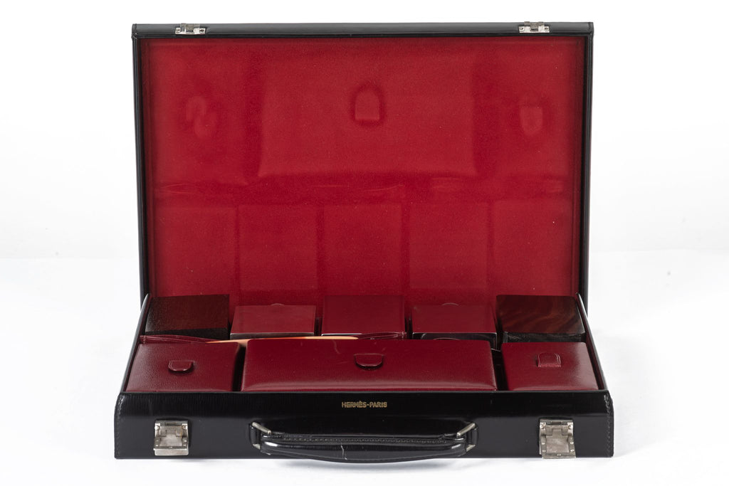 Hermès Vintage Vanity Case in Burgundy