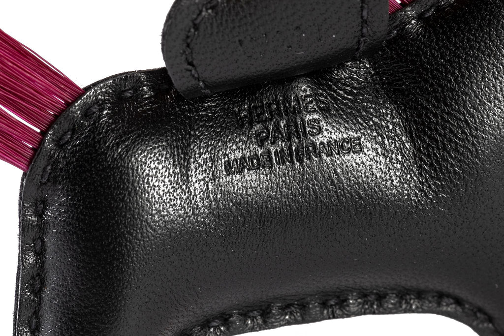 Hermès NIB Black Rodeo PM Grigri Charm