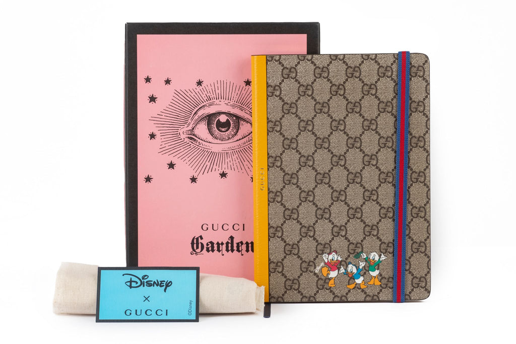 Gucci X Disney GG Supreme Mono Notebook