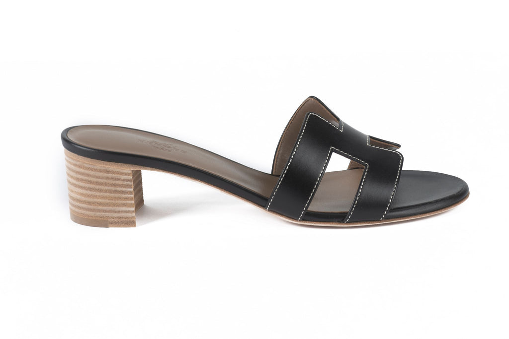 Hermès New Oasis Sandal Black 37.5