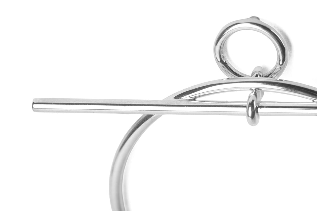 Hermès Sterling Silver MM Loop Earrings