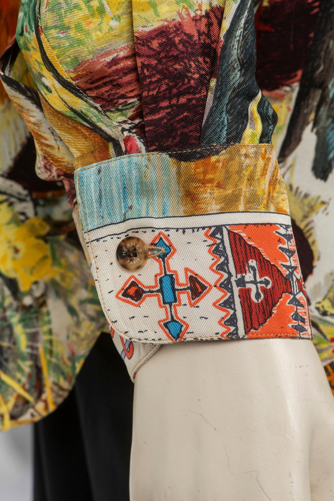 Hermès "Les Cheyennes" Silk Shirt