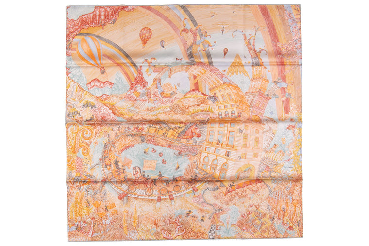 Hermès "Les Folies du Faubourg" Scarf NB