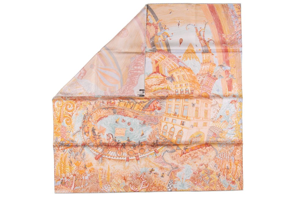 Hermès "Les Folies du Faubourg" Scarf NB