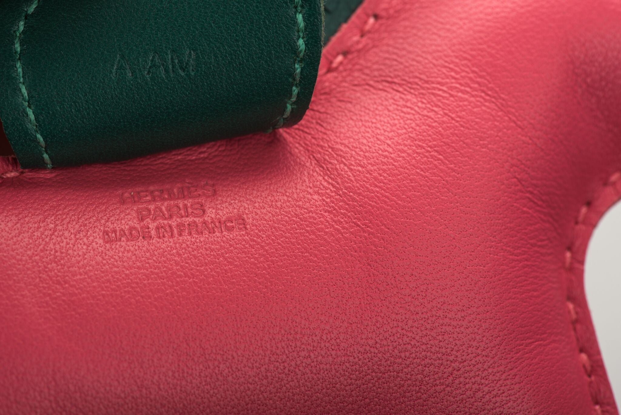 Hermes GriGri Rodeo Bag Charm Leather MM Multicolor