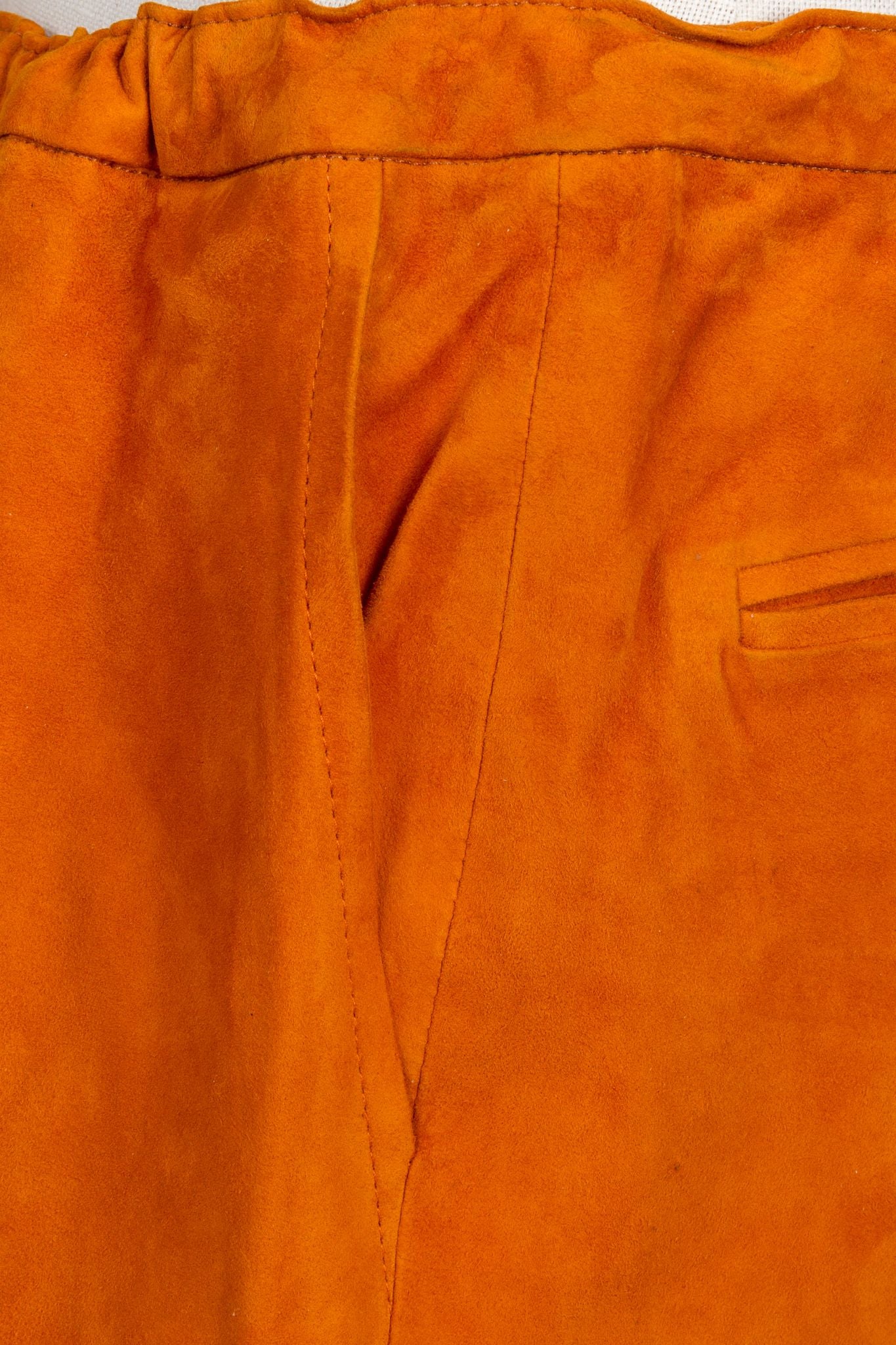 Hermès Lambskin Vest and Pants Set - Vintage Lux