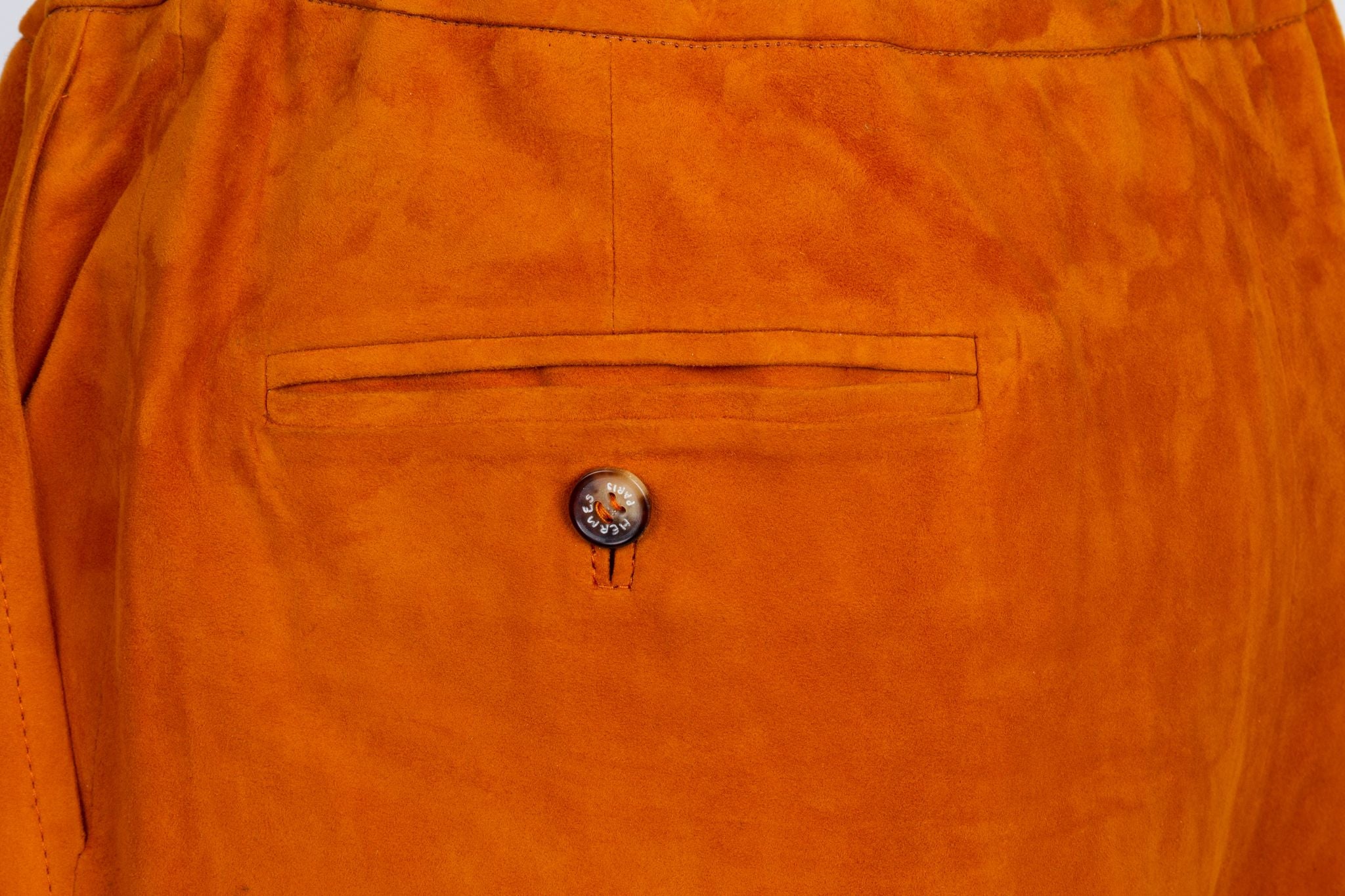 Hermès Lambskin Vest and Pants Set