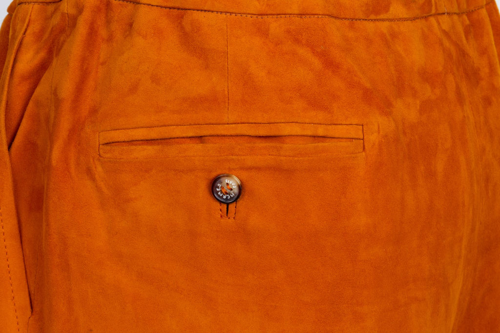 Hermès Lambskin Vest and Pants Set