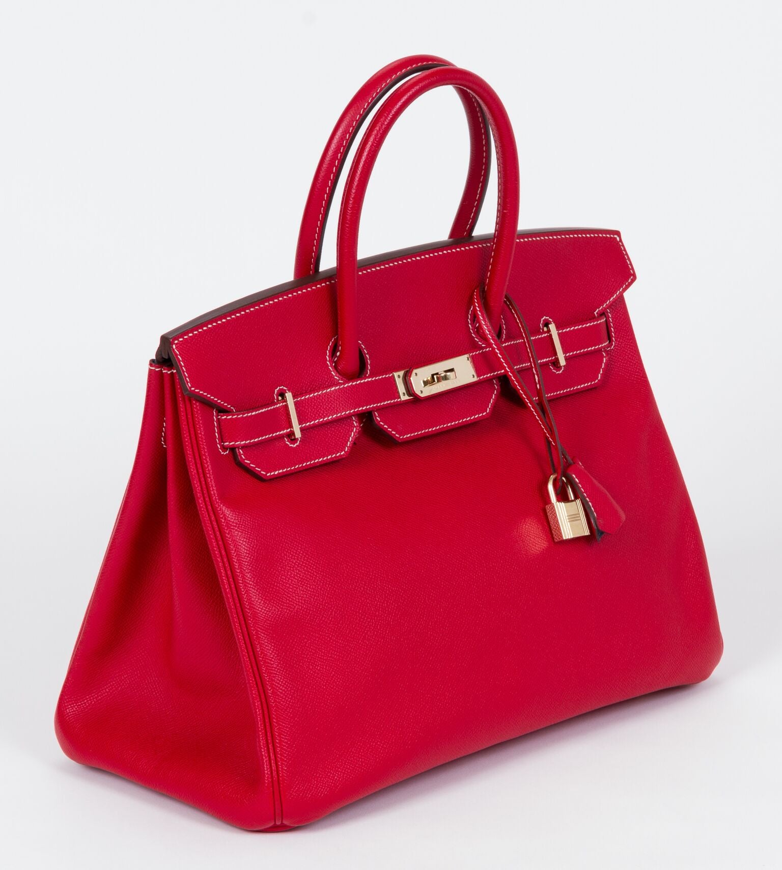Hermès 35cm Rouge Casaque Candy Birkin - Vintage Lux