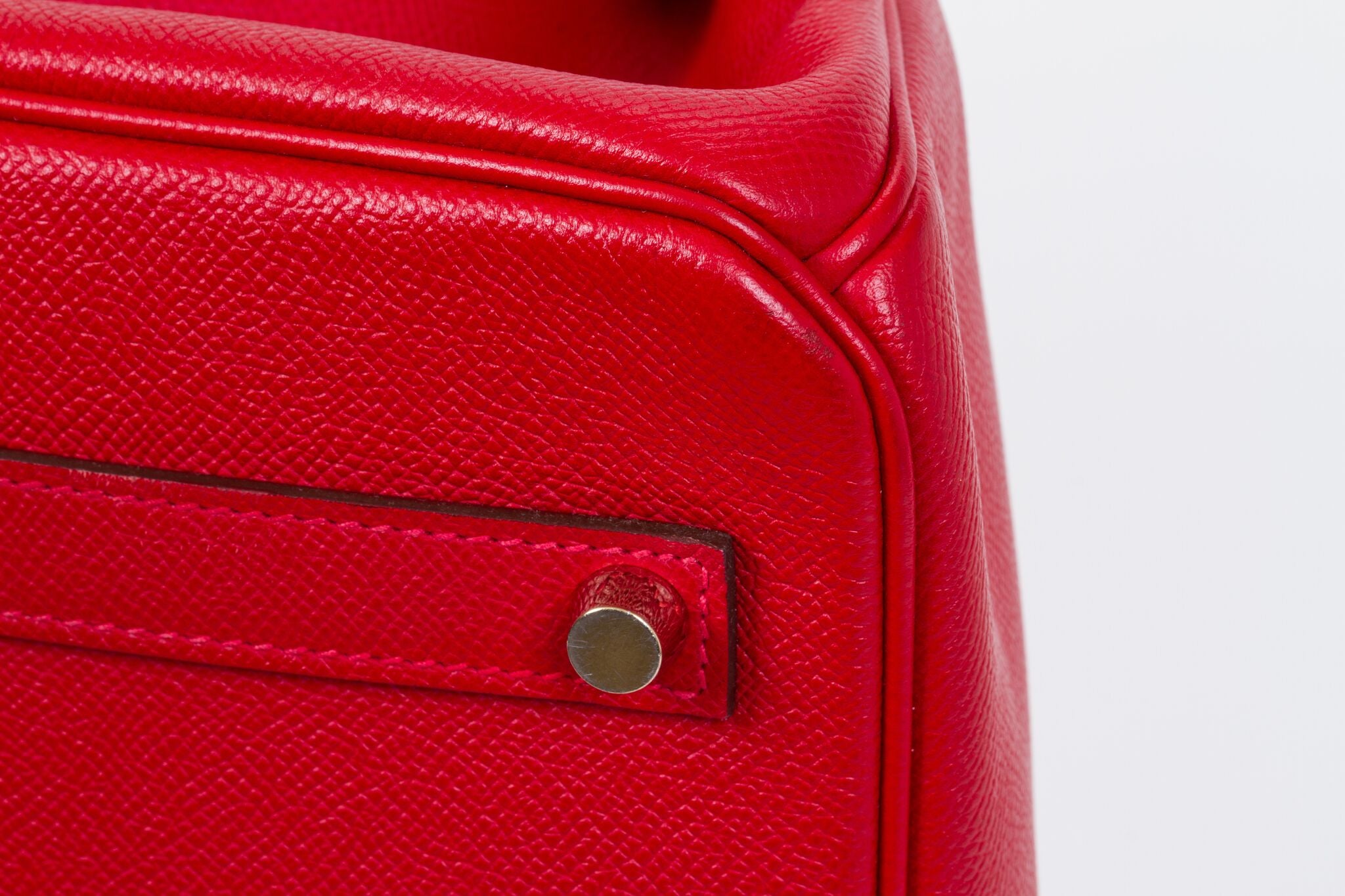 Hermes Birkin Bag, Rouge Casaque Red, 35cm, Epsom with Gold
