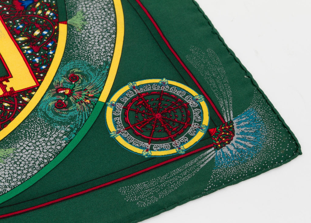 Hermès "Feus D'Artifice" Pochette Scarf