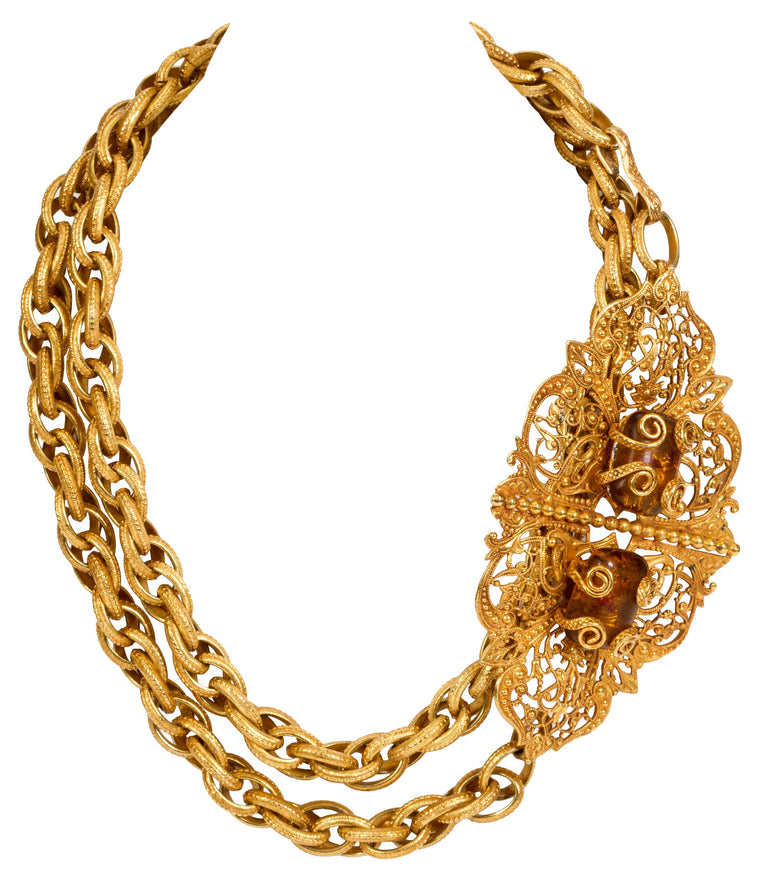 Dominique Aurientis Gold Necklace/Belt