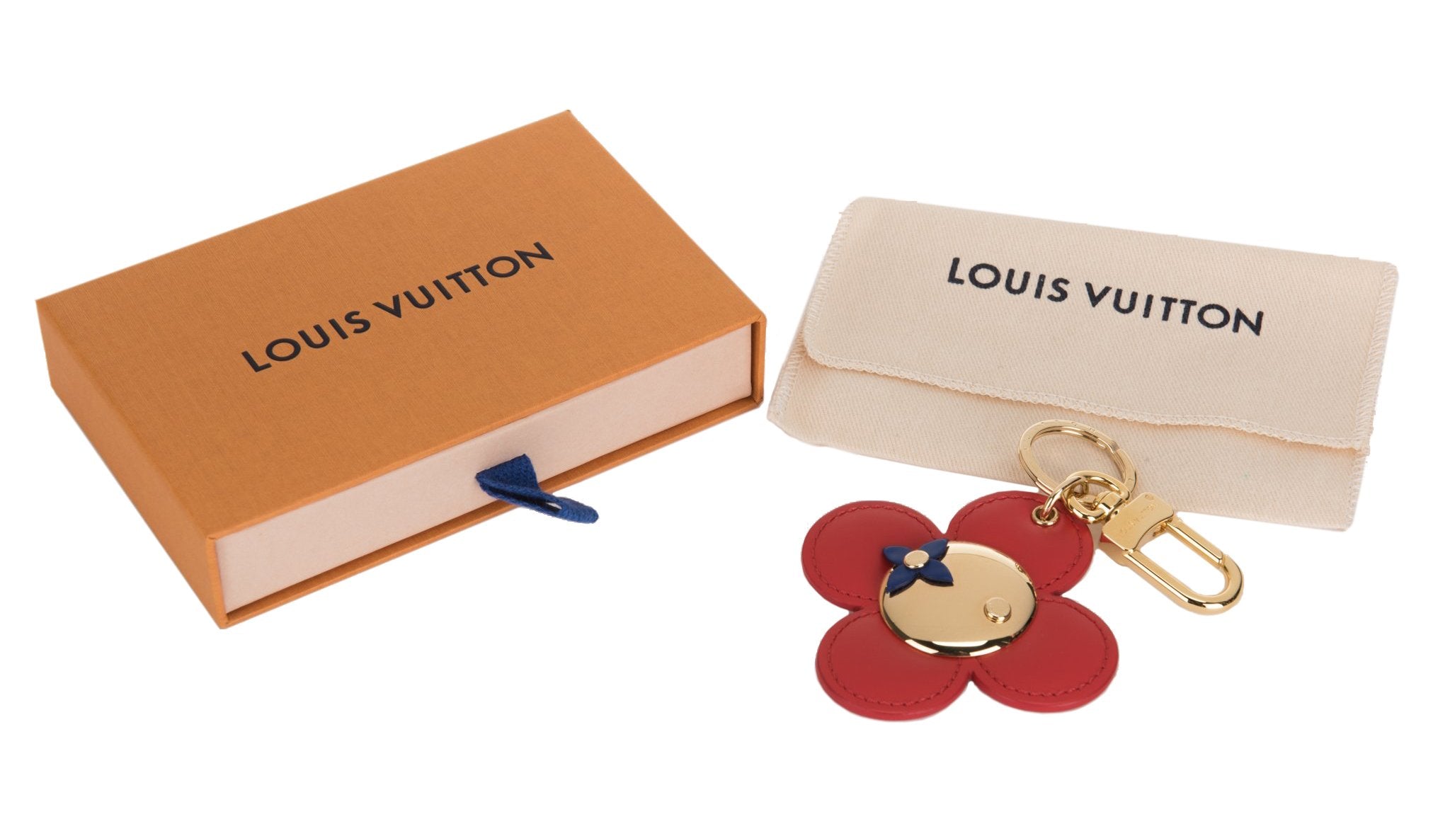 Louis Vuitton Flower Keychain Charm - Vintage Lux