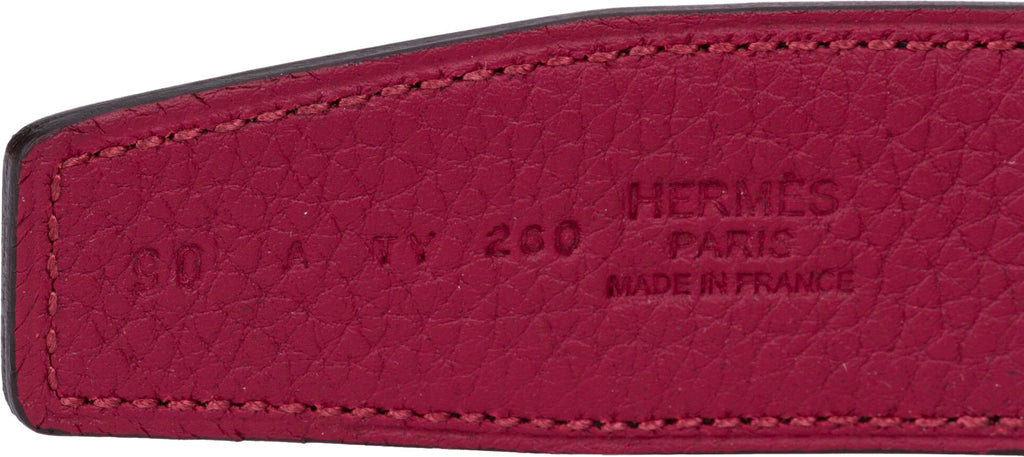 Hermès Black & Ruby Unisex H Belt