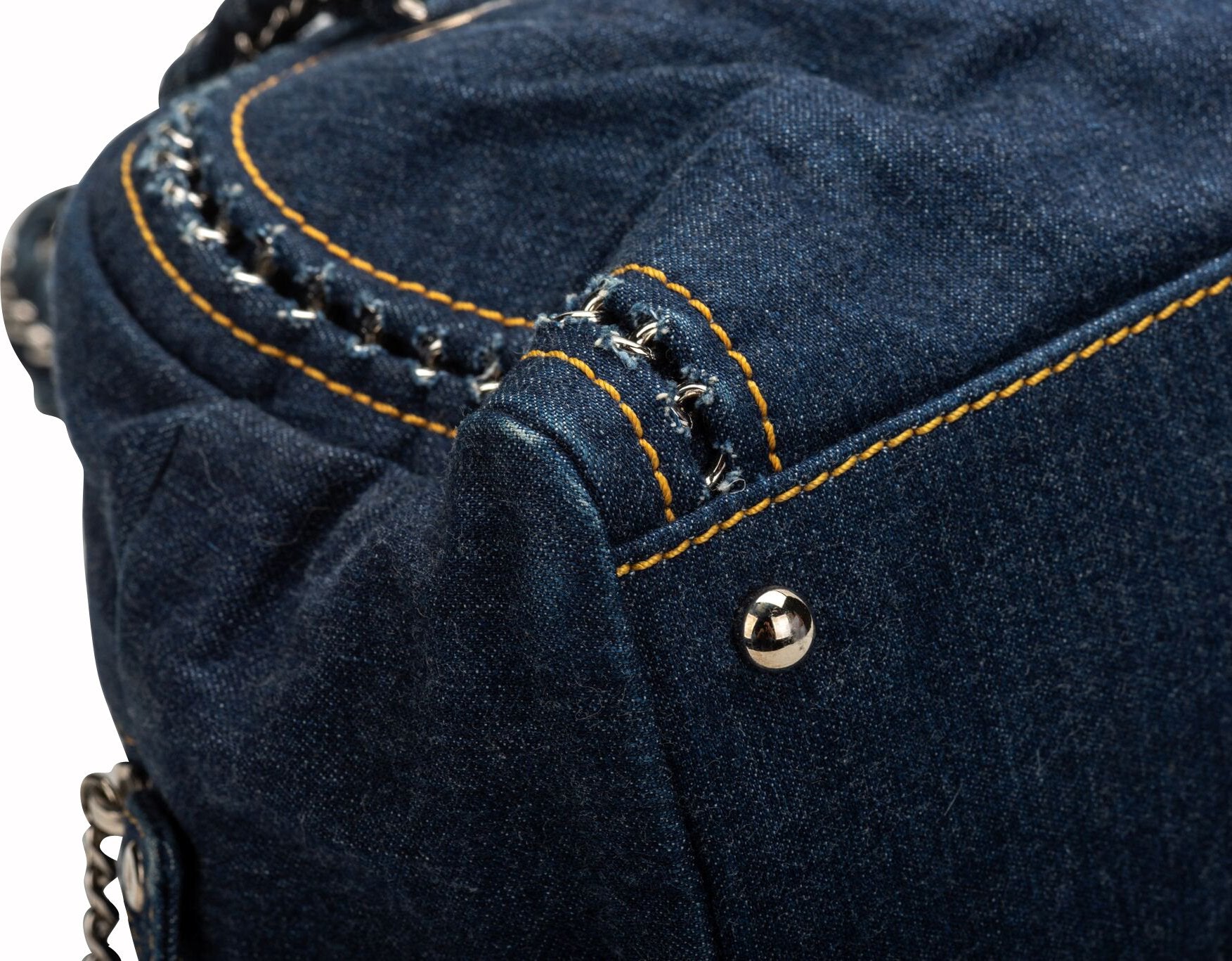Crossbody bag Chanel Blue in Denim - Jeans - 17257776