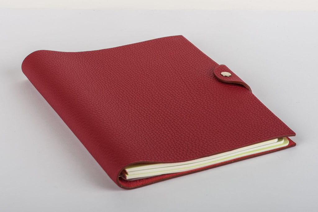 Hermes Red Clemence Notebook