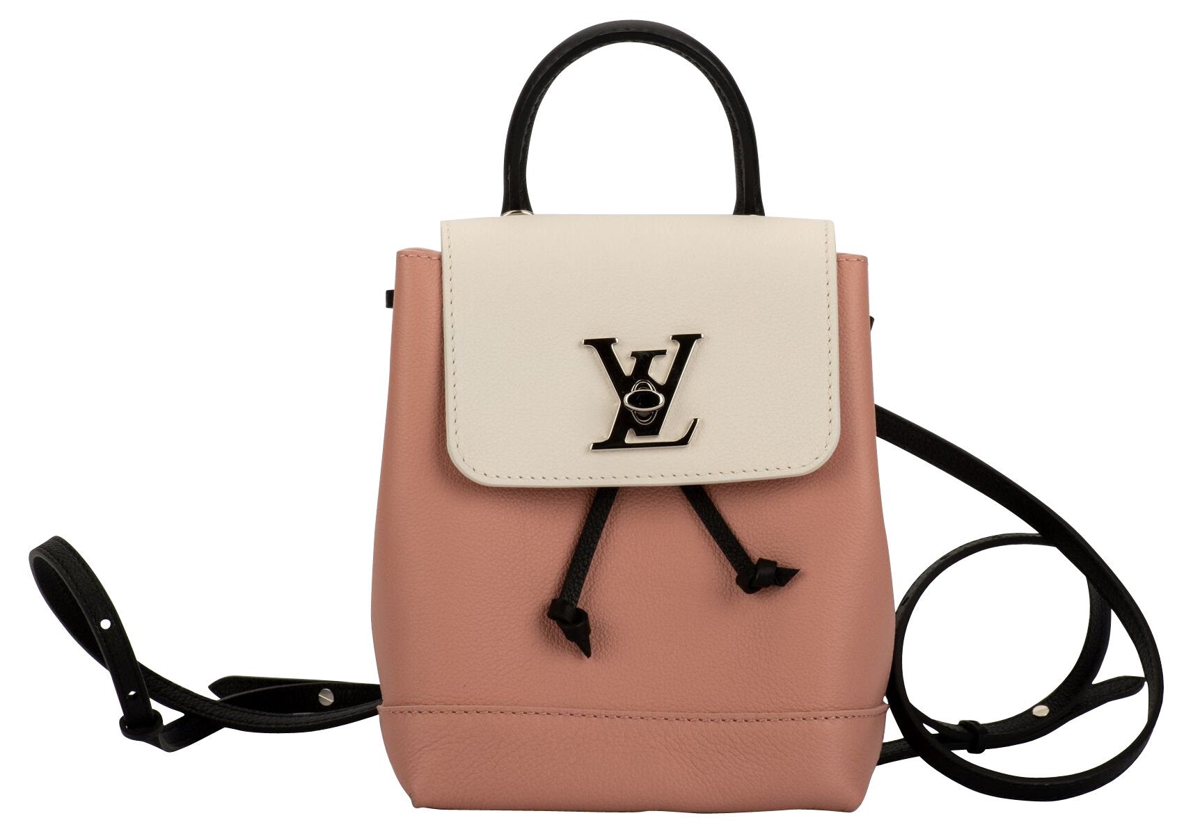 Louis Vuitton Black Calfskin Mini Lockme Backpack