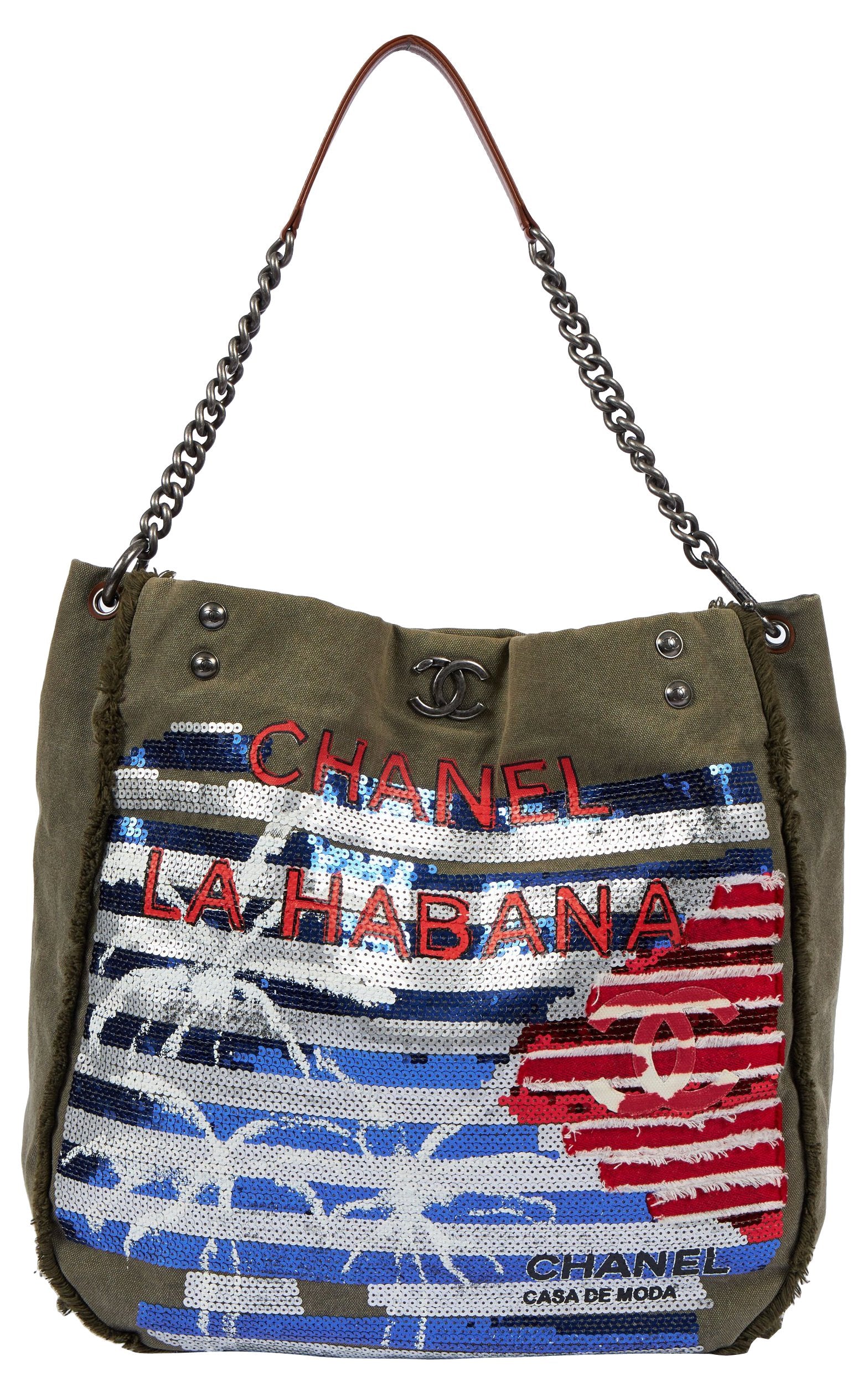 Chanel Coco Cuba Sequins Tote - Vintage Lux
