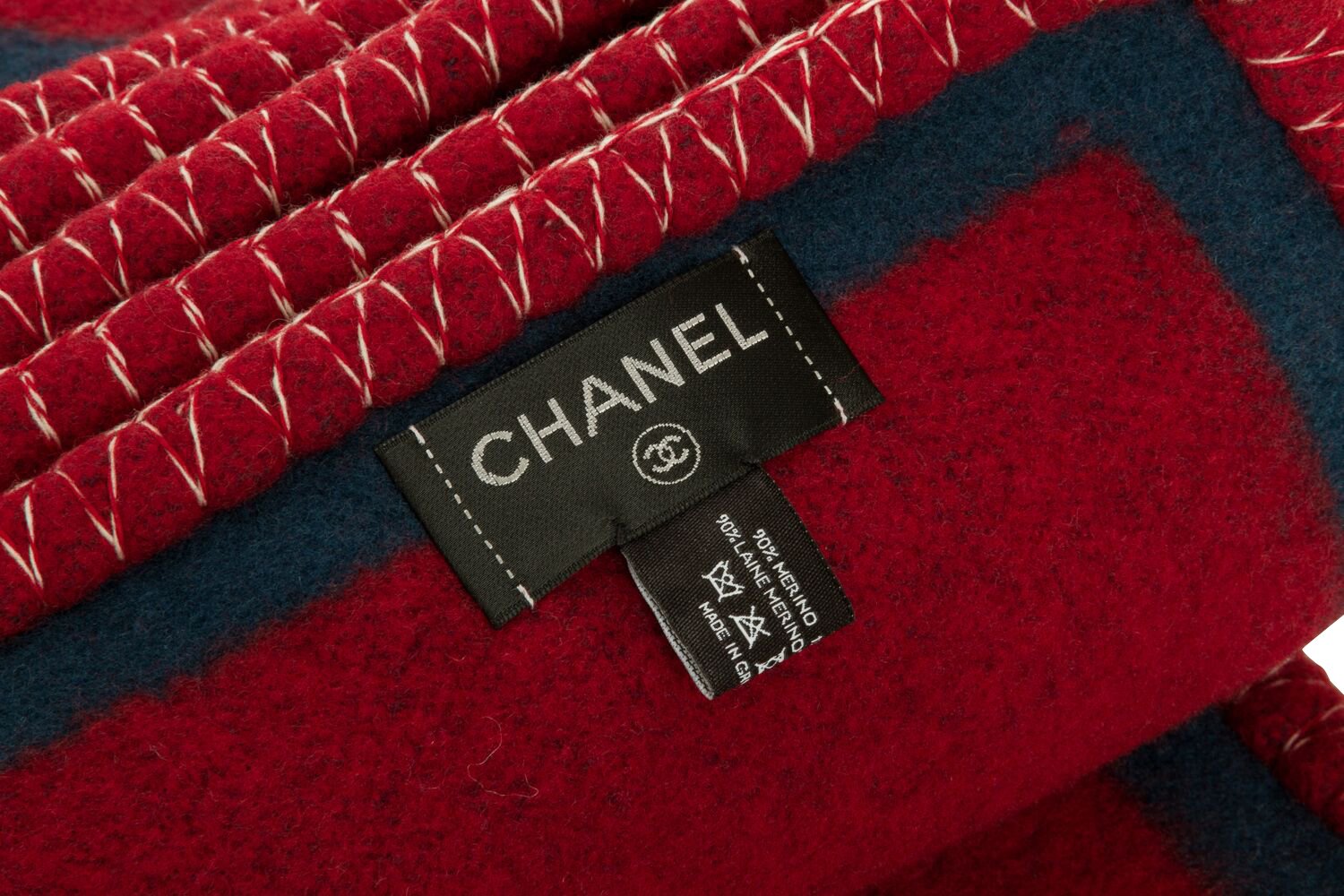 Chanel Wool-Cashmere-Blend Blanket - Vintage Lux