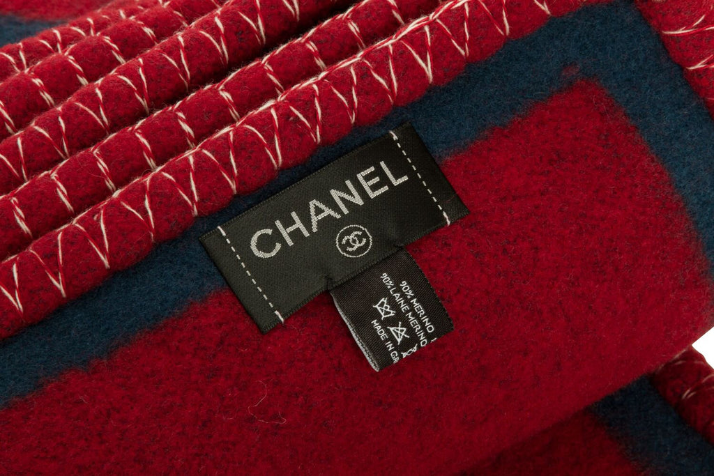Chanel Wool-Cashmere-Blend Blanket