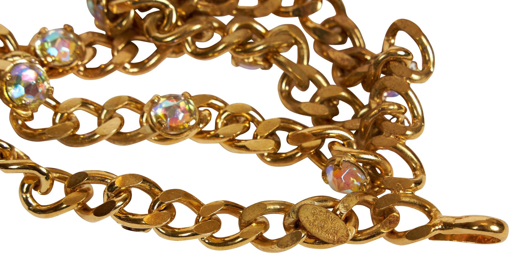 Chanel 4 Strand Rhinestone Necklace/Belt - Vintage Lux