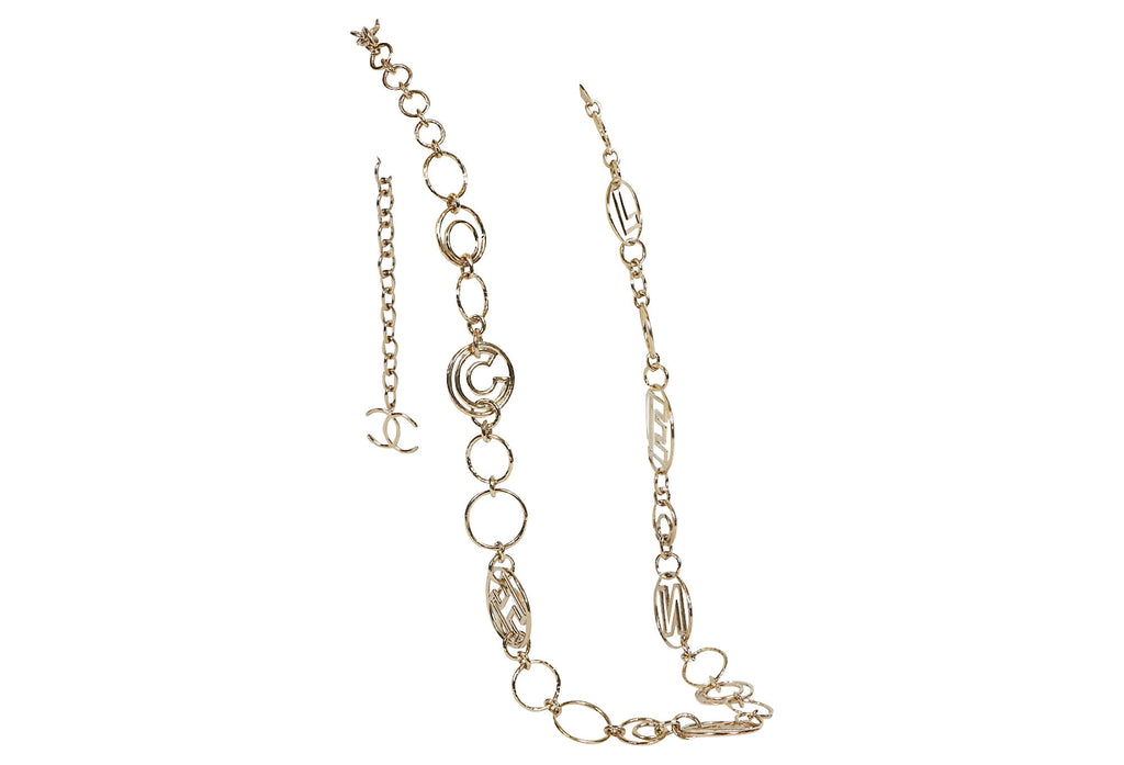 Chanel Oversized Silver Necklace /Belt