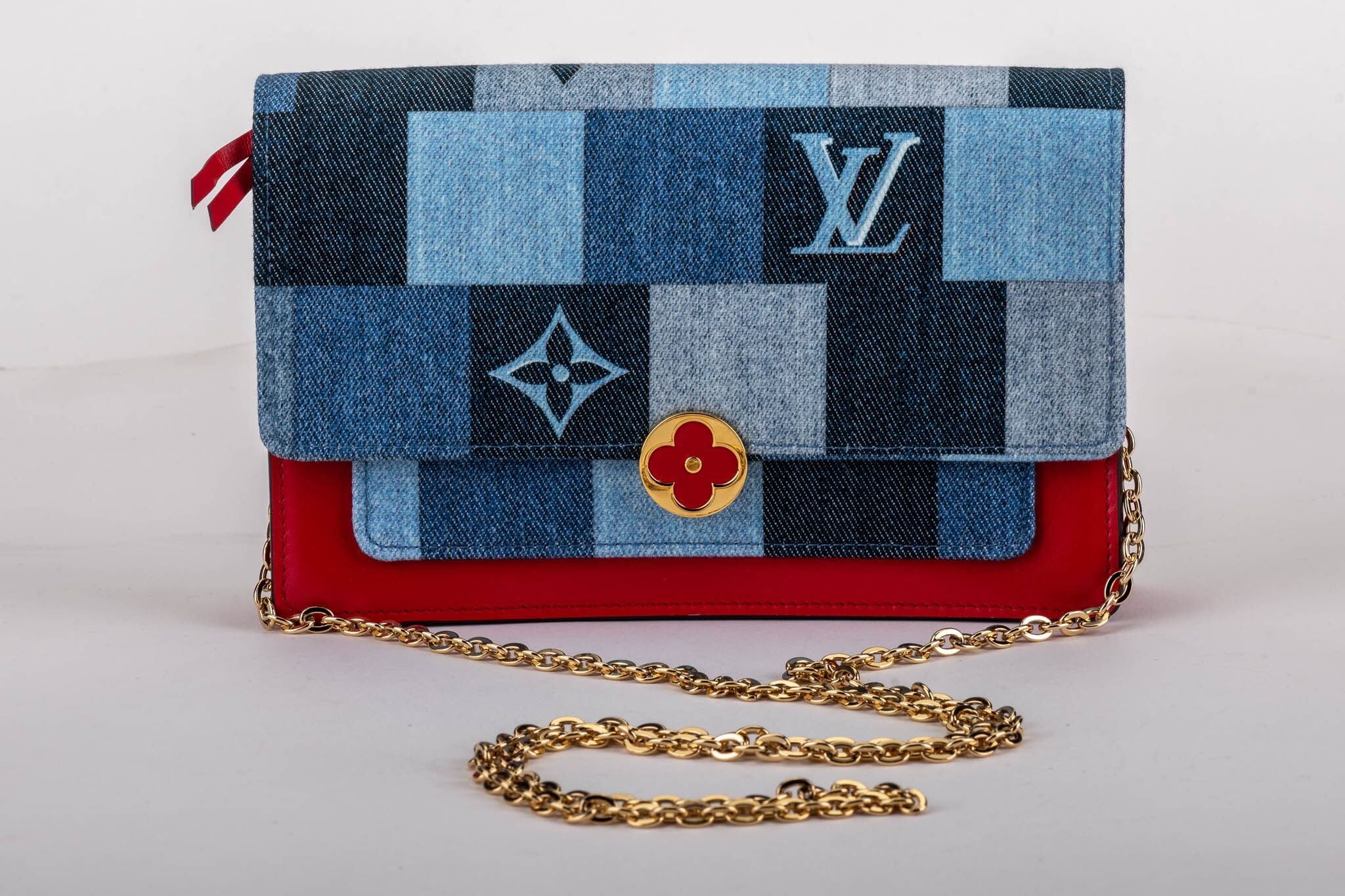Louis Vuitton, Bags, Louis Vuitton Denim Vintage Clutch