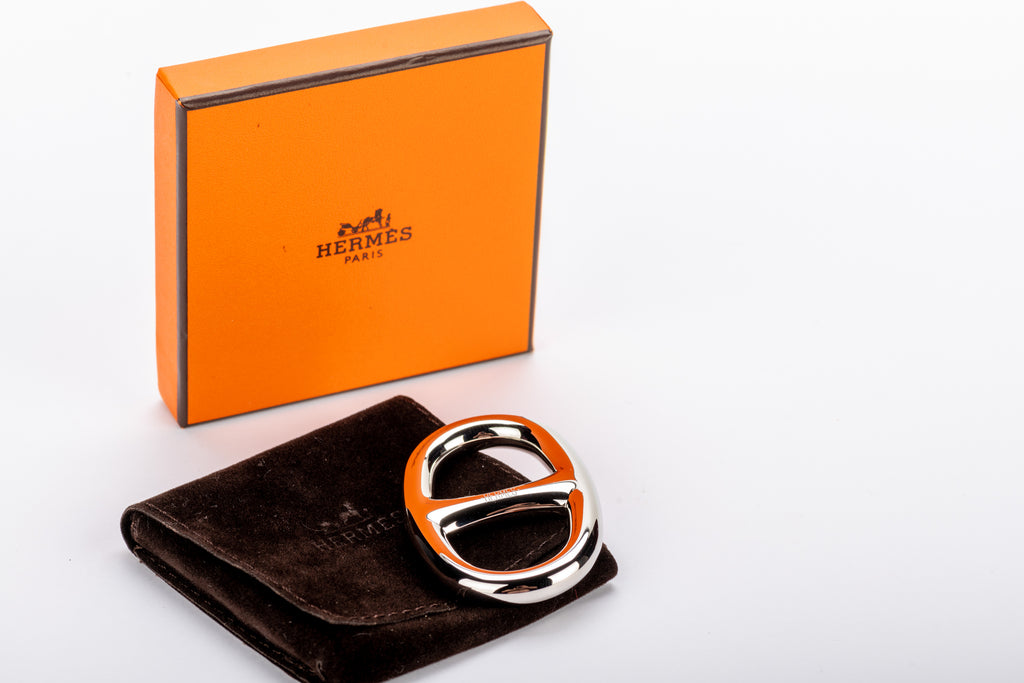 Hermès Palladium Scarf Ring