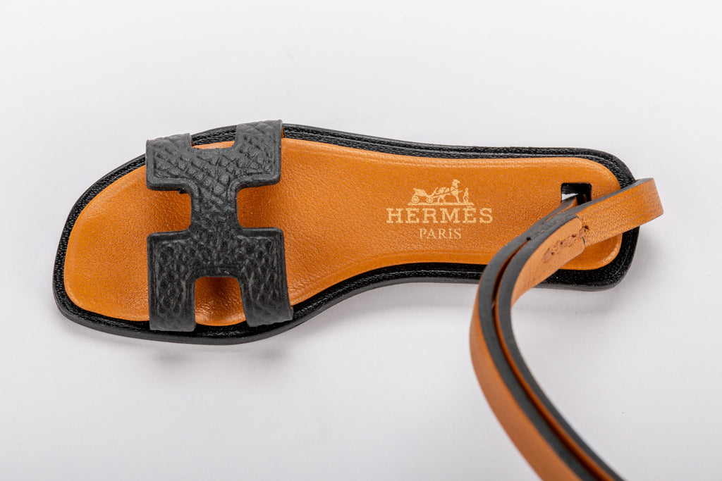 Hermes Rare Oran Black Bag Charm BNIB
