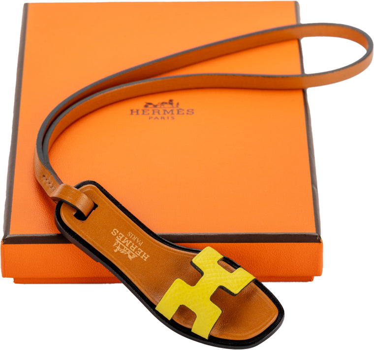 Hermes Rare Oran Yellow Bag Charm BNIB