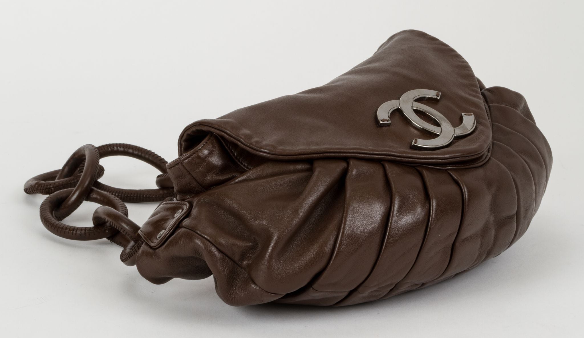 CHANEL A17809 CC Chocolate bar Semi Shoulder Hand Bag Shoulder bag Tote Bag