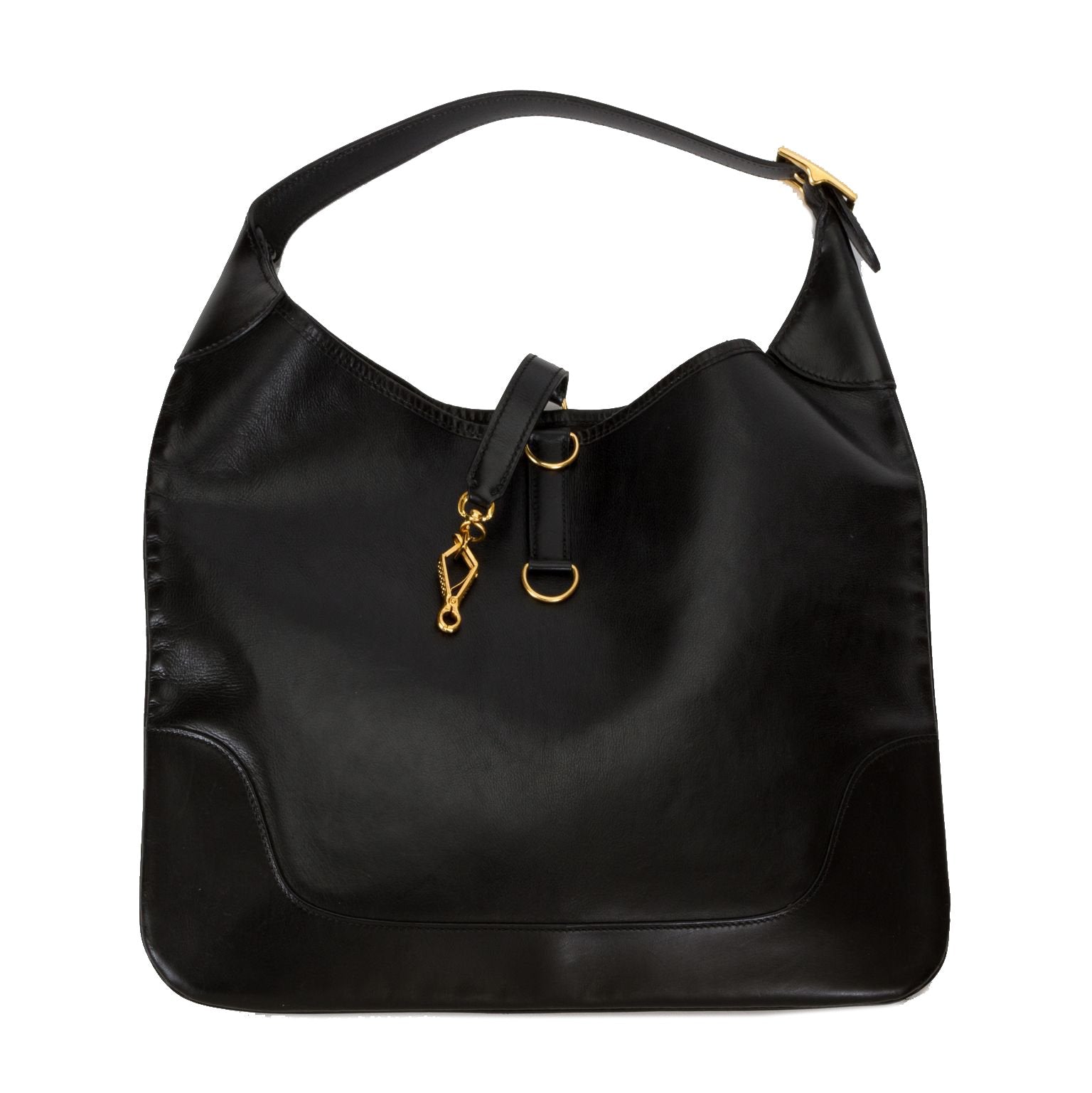 Hermes black shoulder bag Clearance
