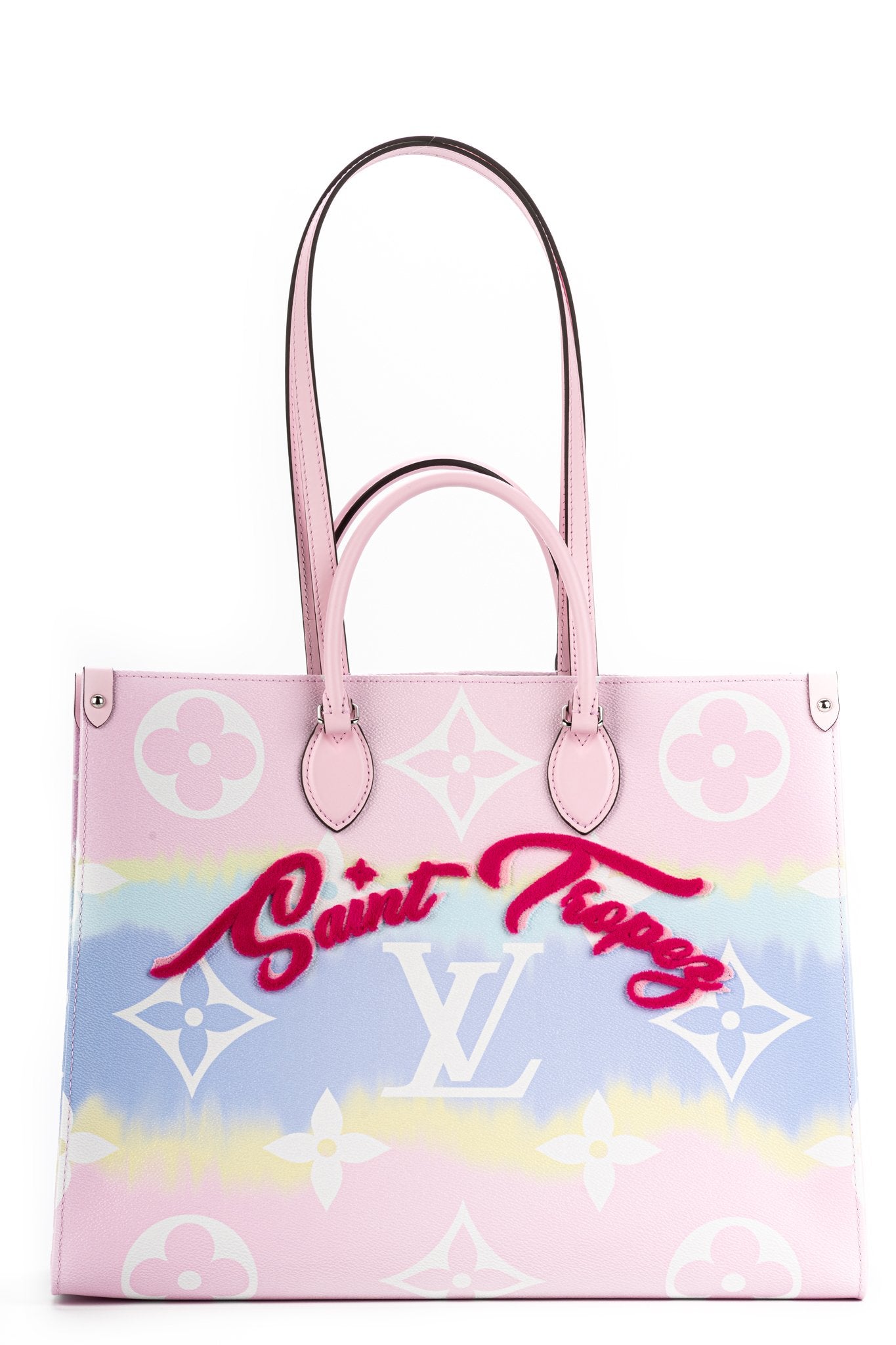 go tote pink lv on the go pink