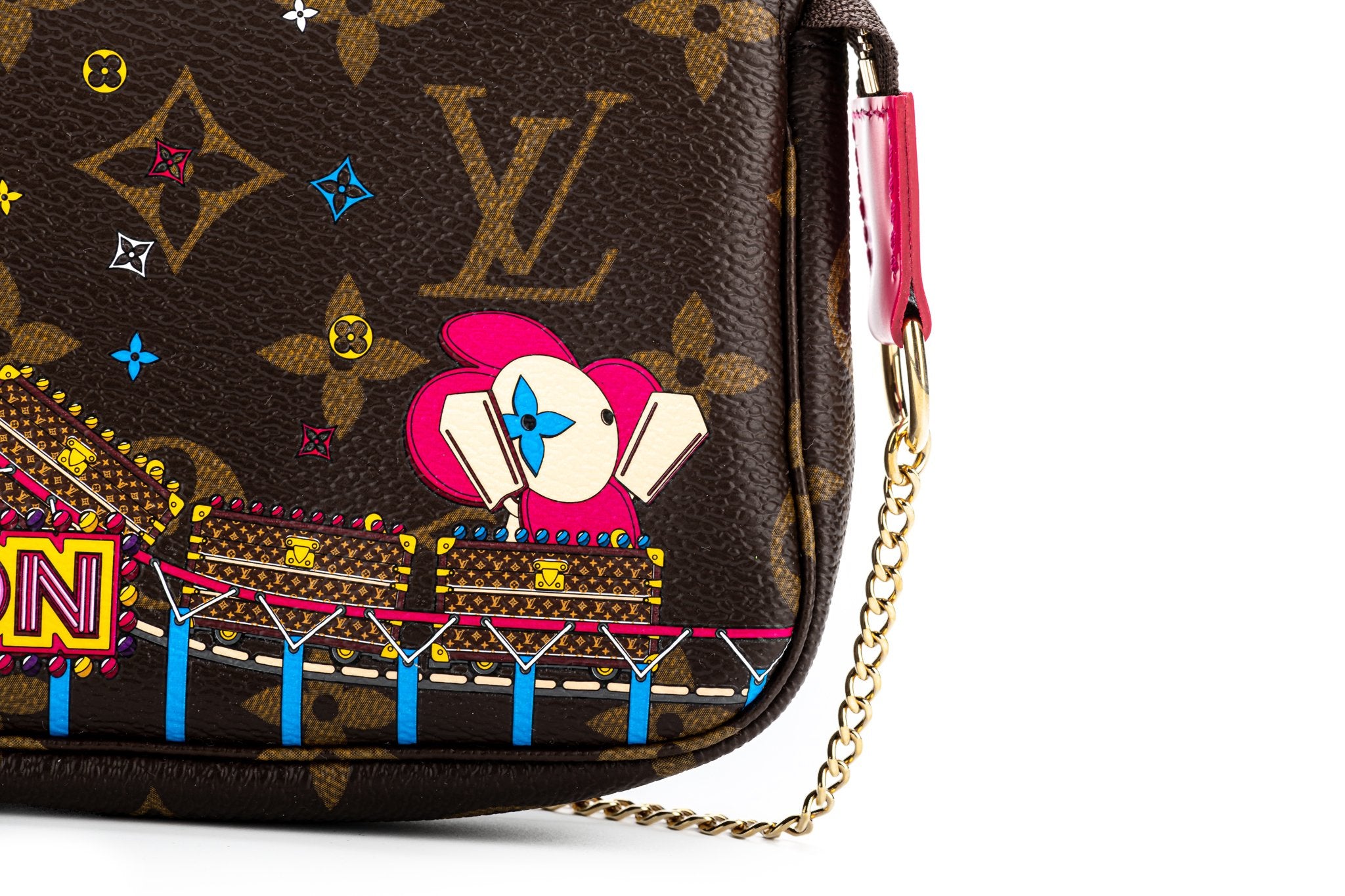 New Louis Vuitton Luna Park Christmas 20 Pochette Bag