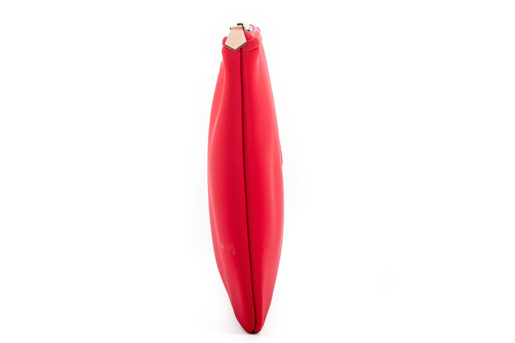 Hermès New Coral Neoprene Pouch