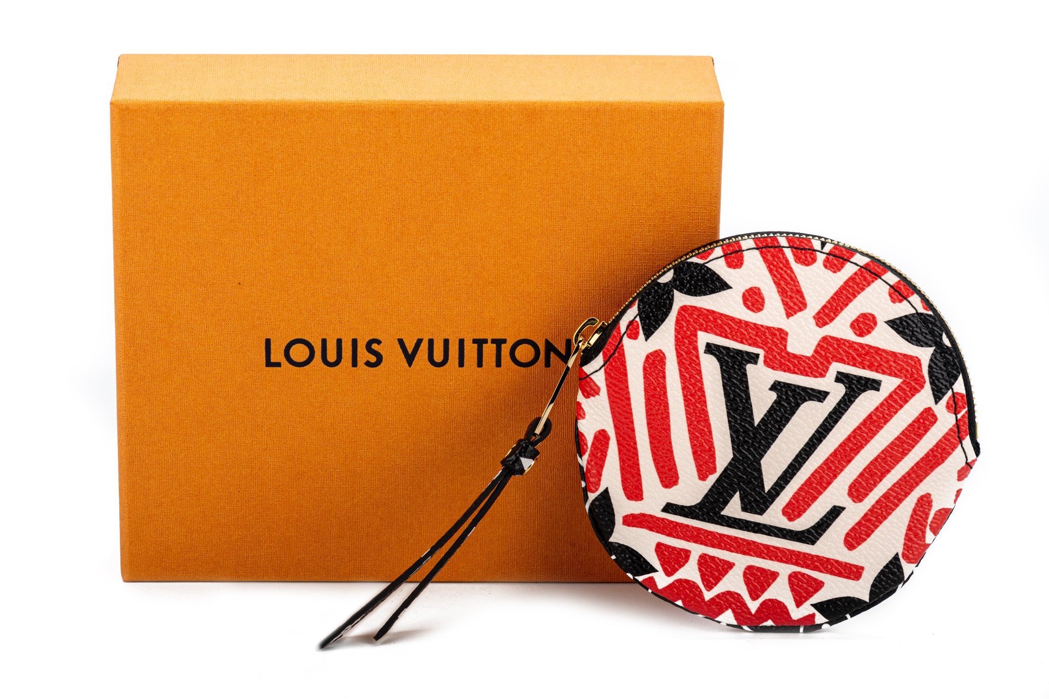 Louis Vuitton Monogram Giant Pattern Coated Canvas Round Coin