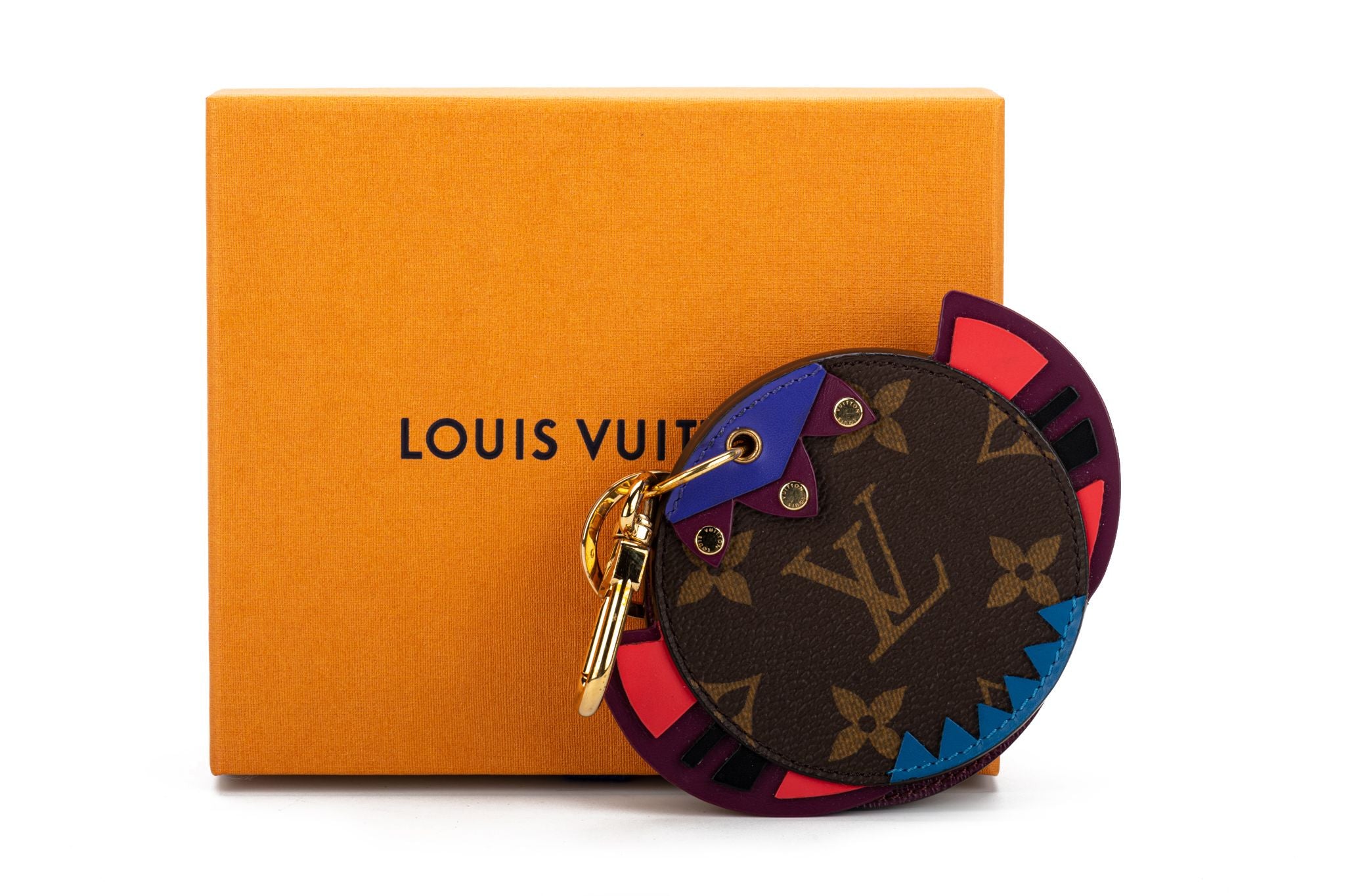 Louis Vuitton Monogram Eclipse Canvas/Leather Vivienne Key Holder