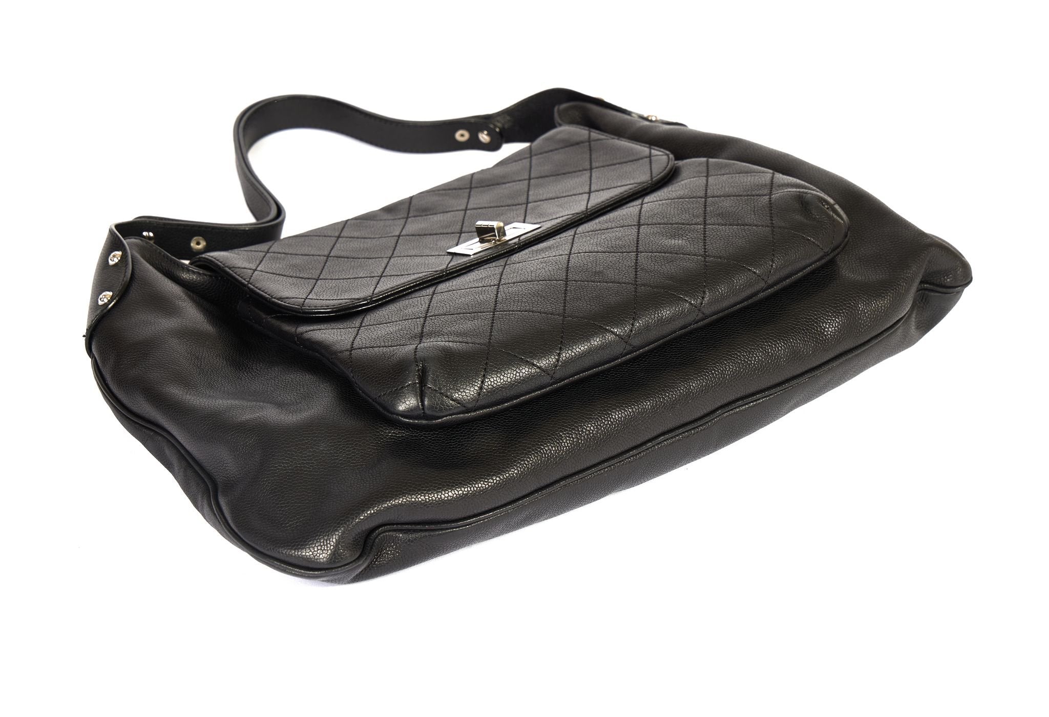 chanel black sling bag crossbody