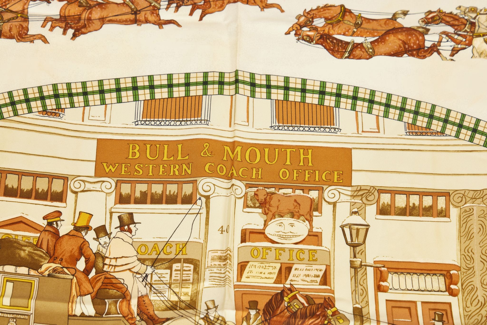 Hermès L'Hiver en Poste Red Silk Scarf - Vintage Lux Hermès L'Hiver en Poste Red Silk Scarf - Vintage Lux