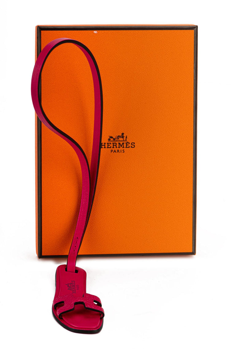 Hermes Rare Oran Pink Bag Charm