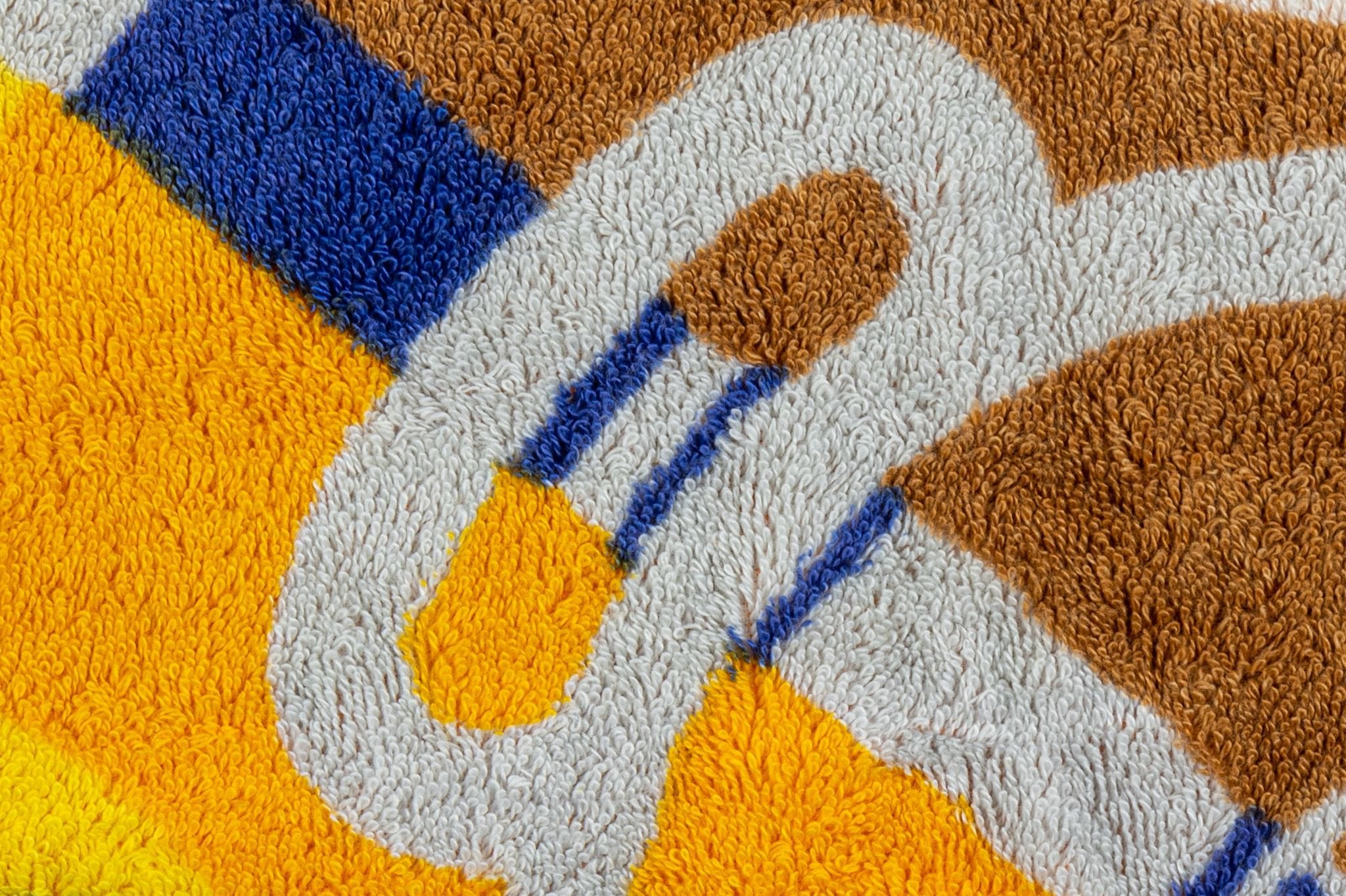 エルメス　バスマット Hermès Square Terrycloth Bath Mat - Vintage Lux