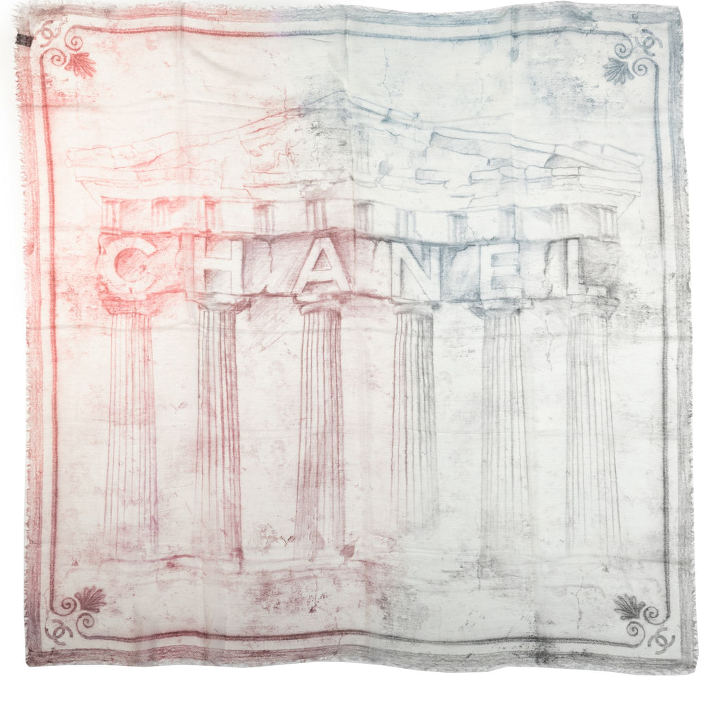 Chanel Greek Cashmere Multicolor Shawl