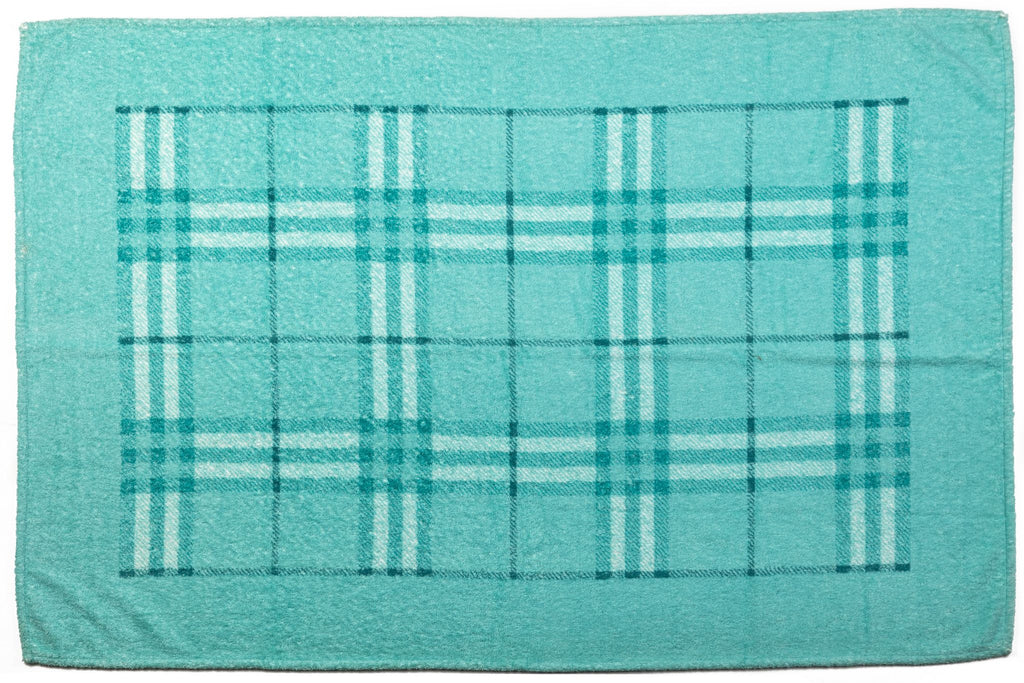Burberry New Turquoise Cotton Towel