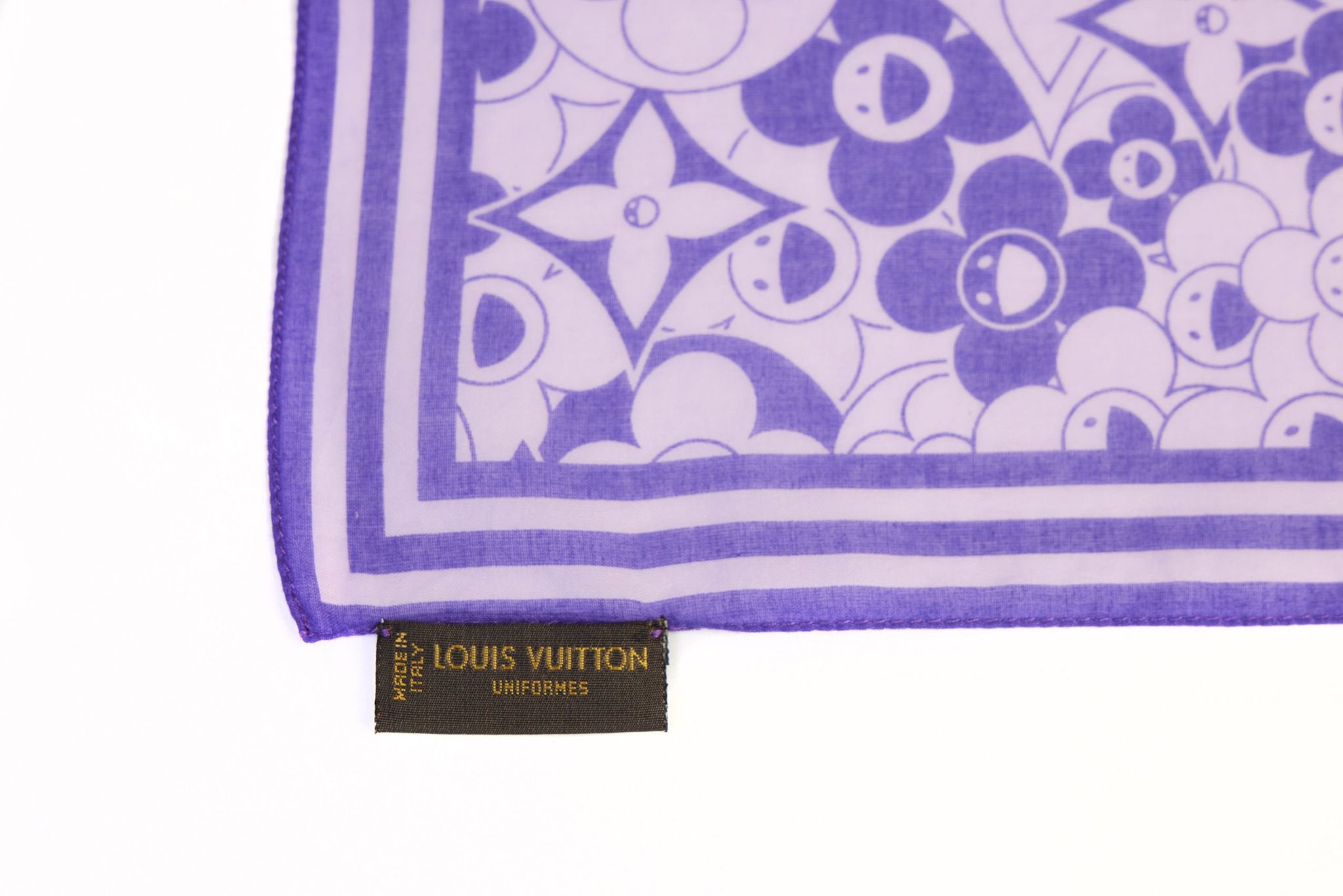 Louis Vuitton - Cosmic Blossom Limited Edition Cotton Scarf Purple