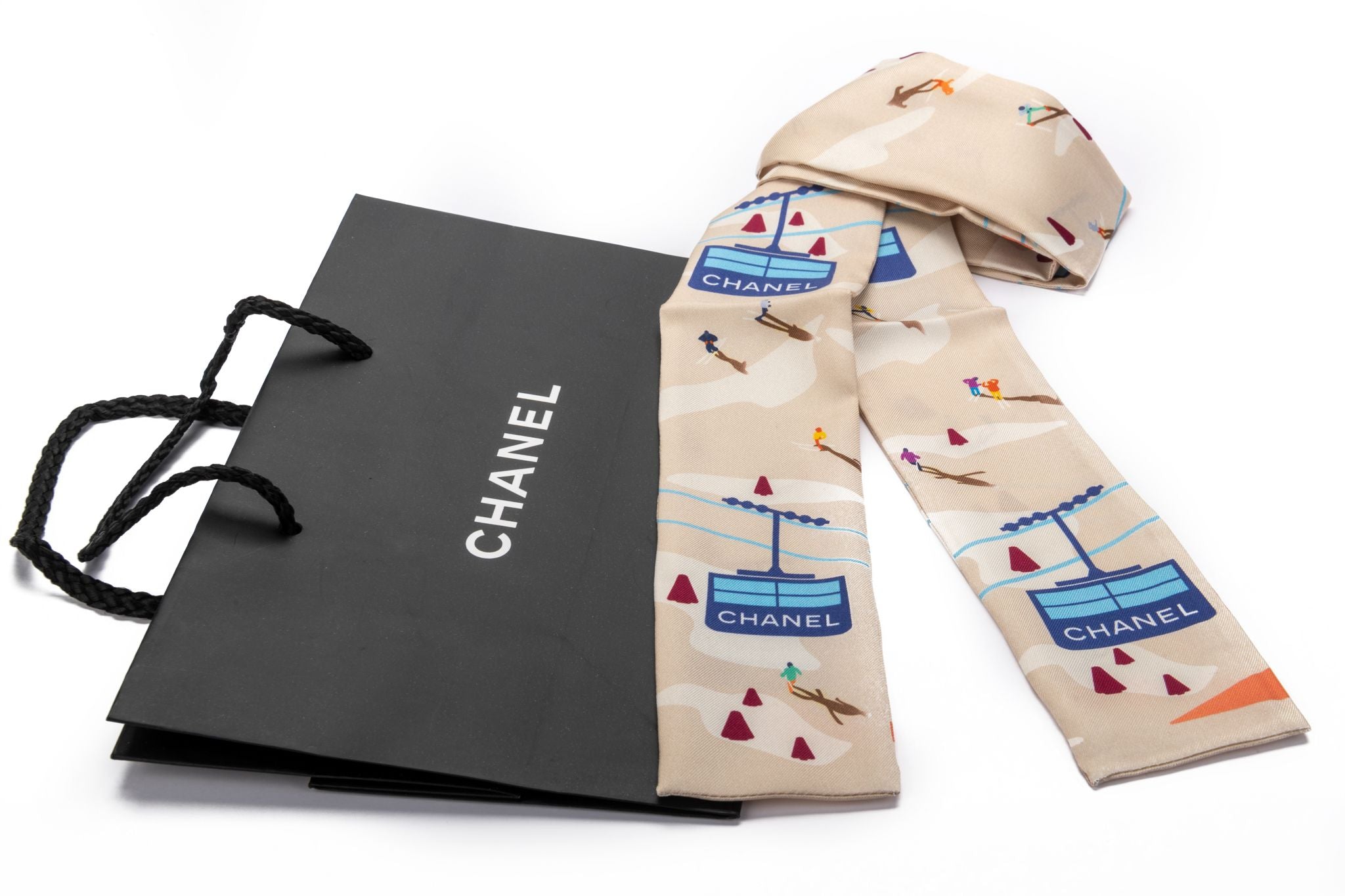 chanel twilly scarf for bags