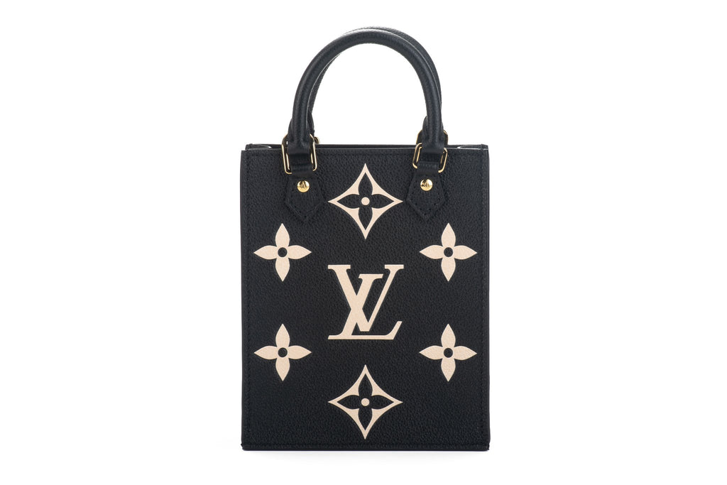Louis Vuitton Black Mini Sac Plat