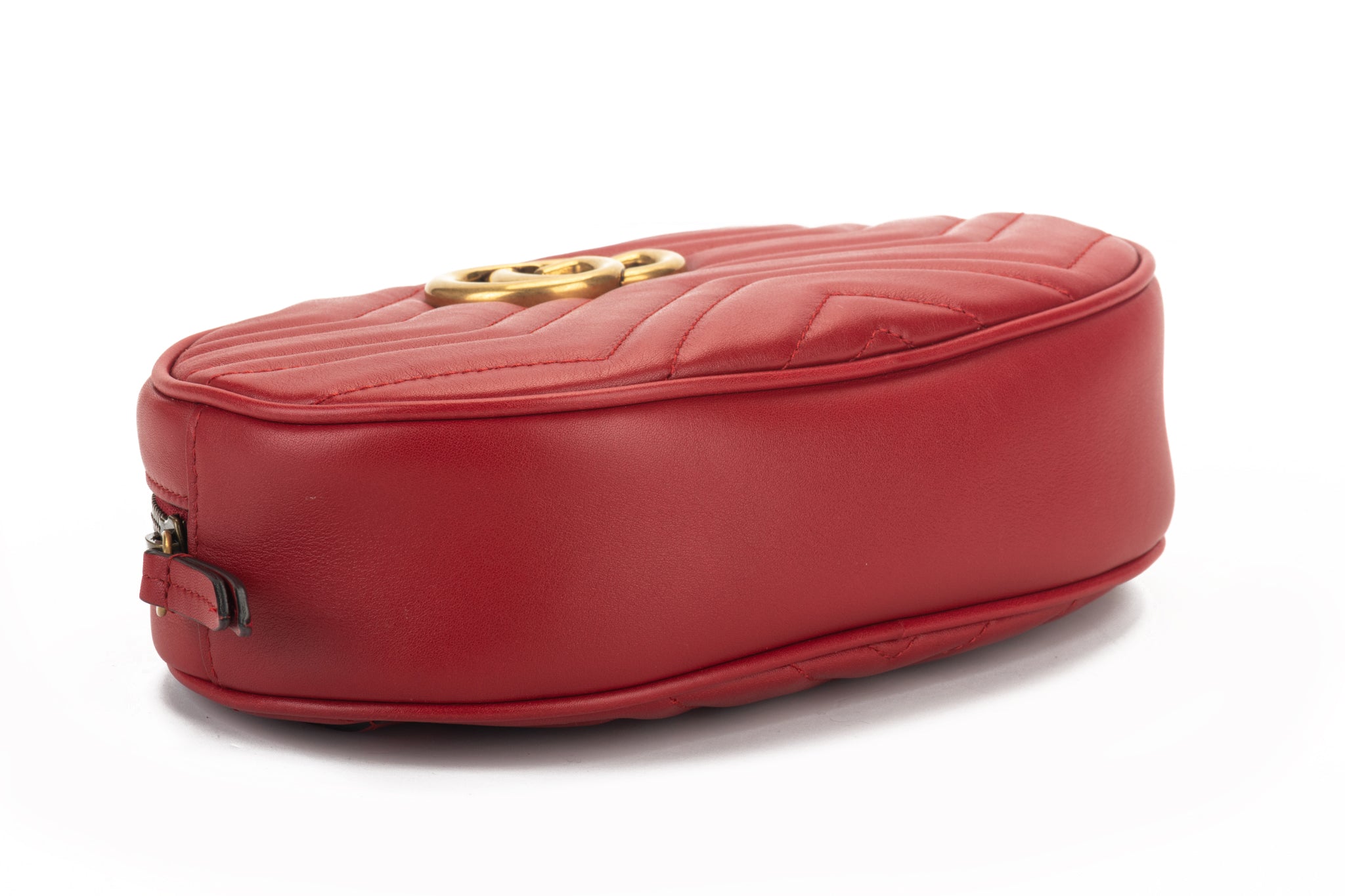 Gucci Large Red Fanny Pack With Logo Vintage Lux