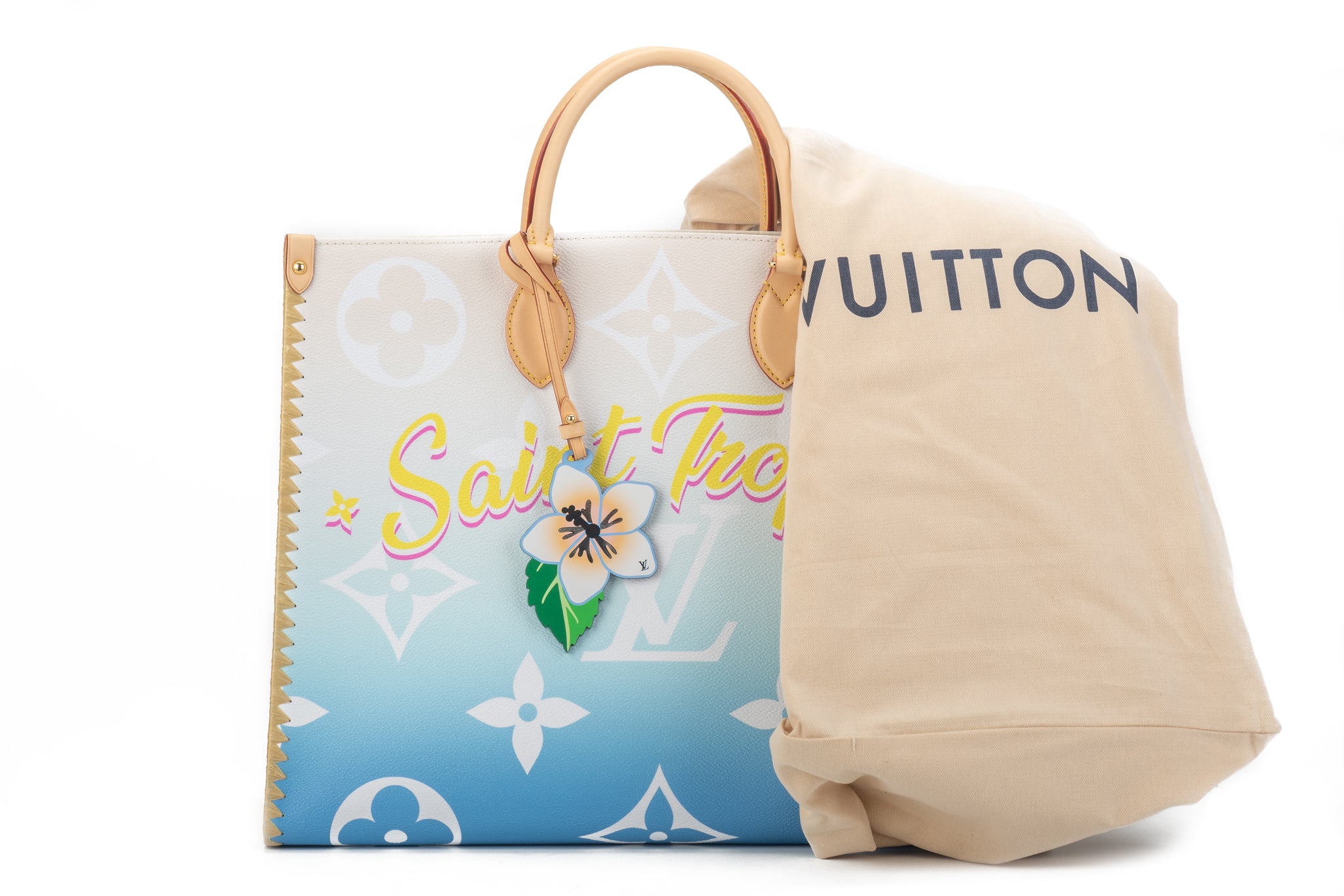 Louis Vuitton, Bags, Louis Vuitton Saint Tropez Neverfull Tote Bag
